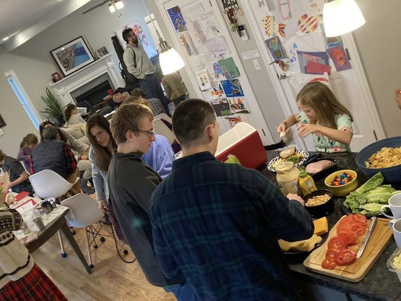Home fellowship gathering
